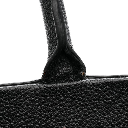 Saint Laurent Grained Calfskin Medium Cabas Rive Gauche Black 21 of 41
