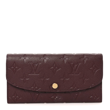 Louis Vuitton Empreinte Emilie Wallet Wine 1 of 8