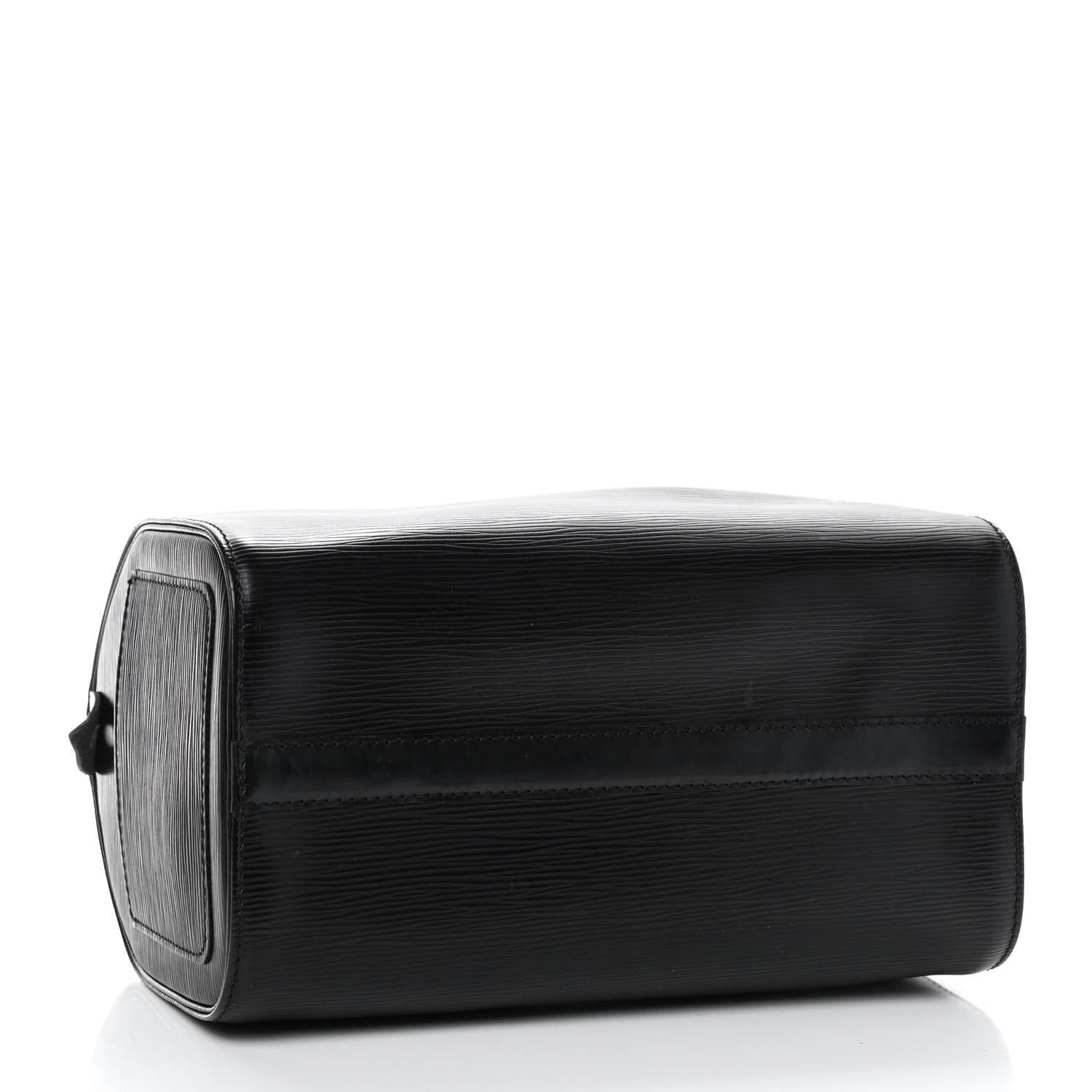 Louis Vuitton Epi Speedy 25 Black 4 of 9