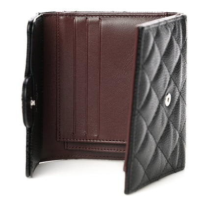 Chanel Caviar Quilted Compact Flap Wallet Black 11 of 11