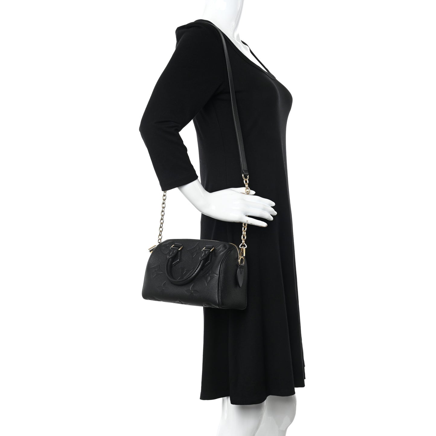 Empreinte Monogram Giant Speedy Bandouliere 20 Black