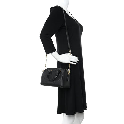 Louis Vuitton Empreinte Monogram Giant Speedy Bandouliere 20 Black 2 of 9