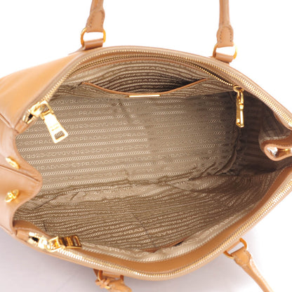 Prada Saffiano Large Galleria Double Zip Tote Cannella 5 of 9
