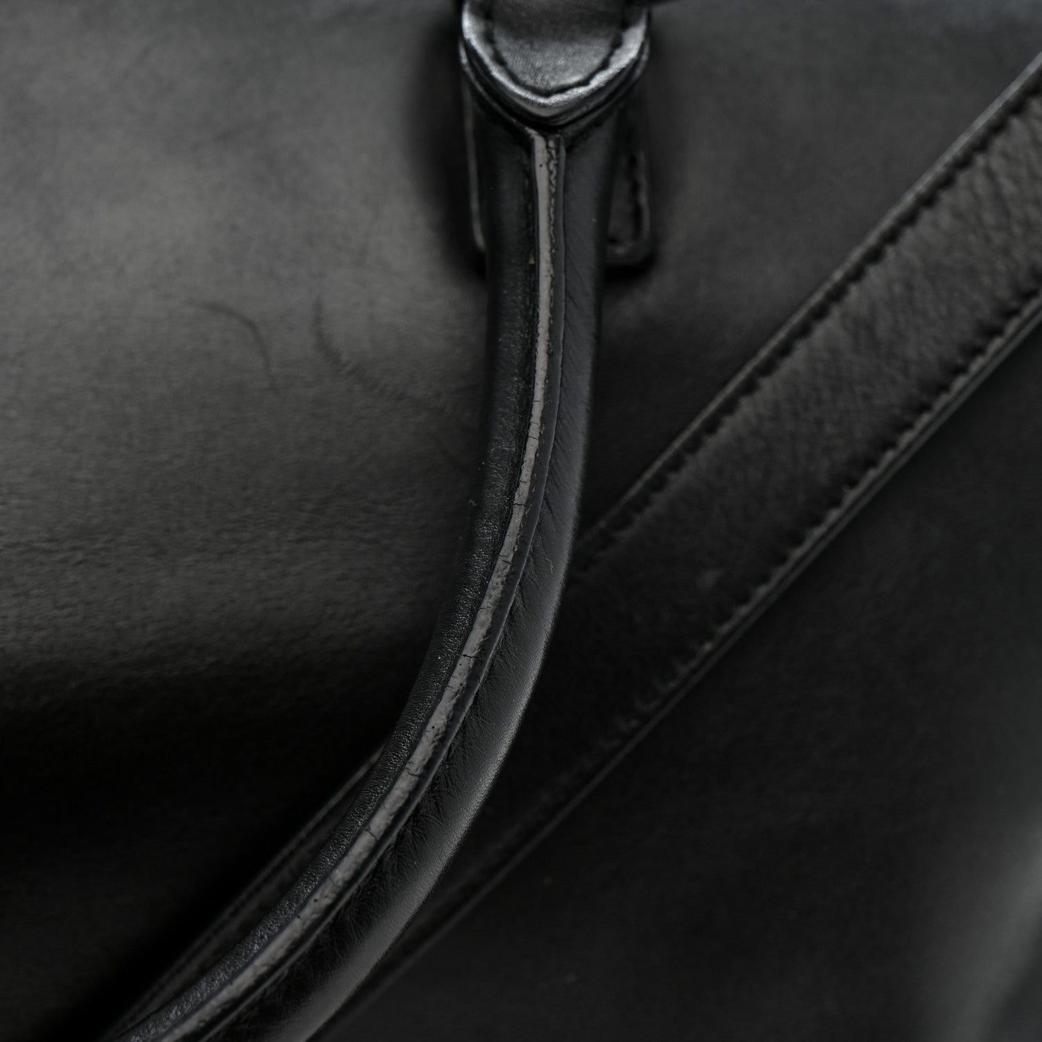 Saint Laurent Calfskin Studded Classic Duffle 6 Black 15 of 16