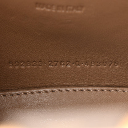 Balenciaga Coated Canvas BB Monogram Hourglass Top Handle Bag XS Beige Brown 8 of 11