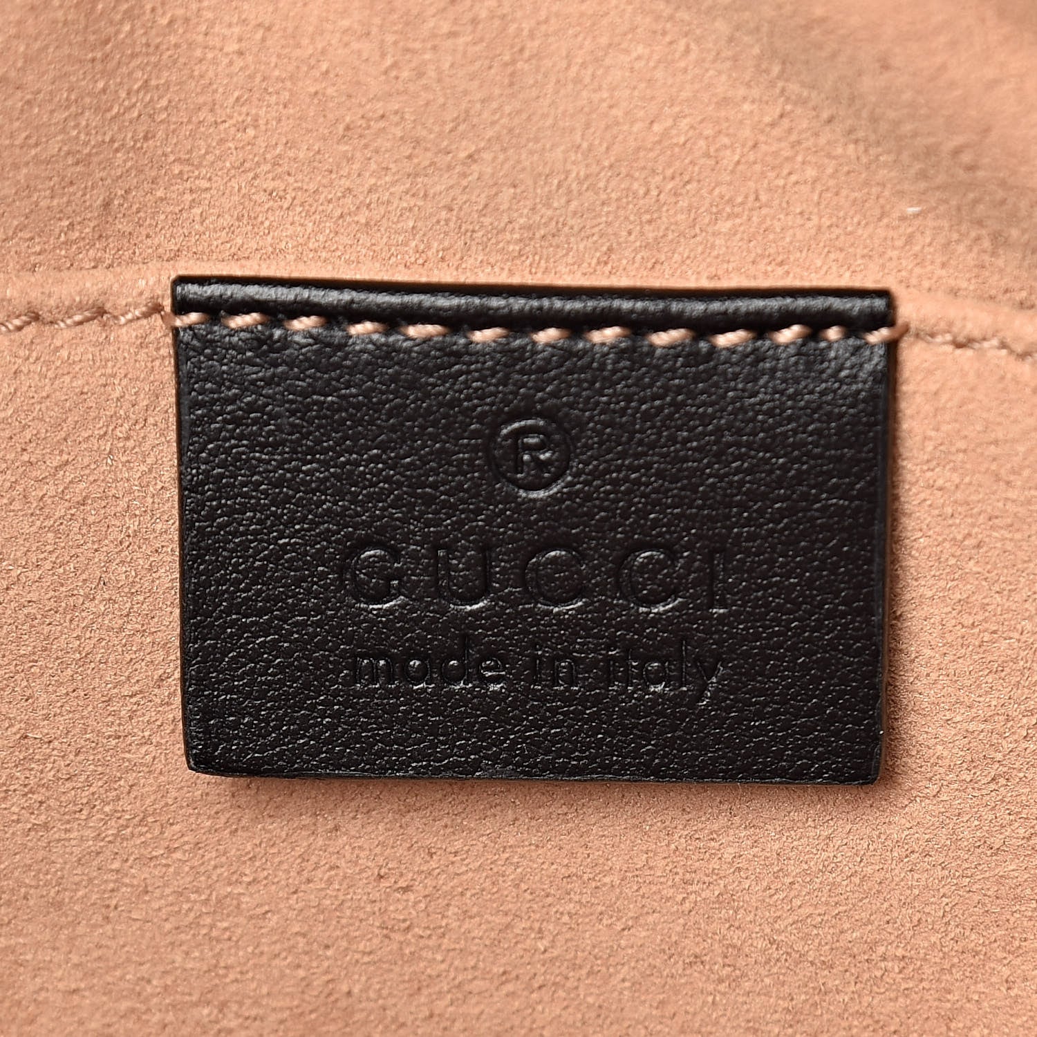 Gucci Calfskin Matelasse Mini GG Marmont Chain Shoulder Bag Black 5 of 10