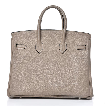 Hermes Togo Birkin 25 Gris Tourterelle 3 of 33