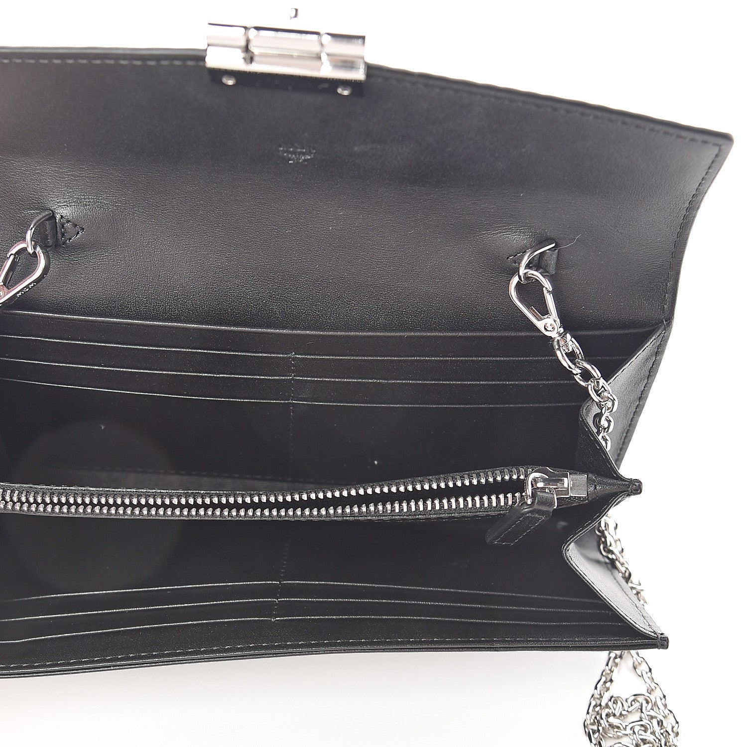 MCM Visetos Large Patricia Wallet On Chain Black 4 of 6