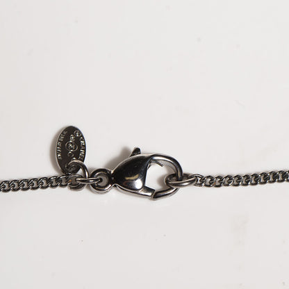Chanel Crystal CC Crown Wing Pendant Necklace Black 3 of 4