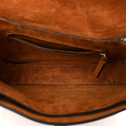 Valentino Garavani Calfskin Enchanted Wonderland Medium Guitar Strap Rockstud Rolling Flap Saddle Bag Light Cuir 5 of 10