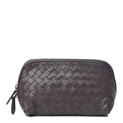 Bottega Veneta Nappa Intrecciato Cosmetic Pouch Ebano 1 of 7