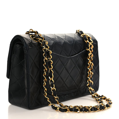 Chanel Lambskin Quilted Small Double Flap Black 3 of 9