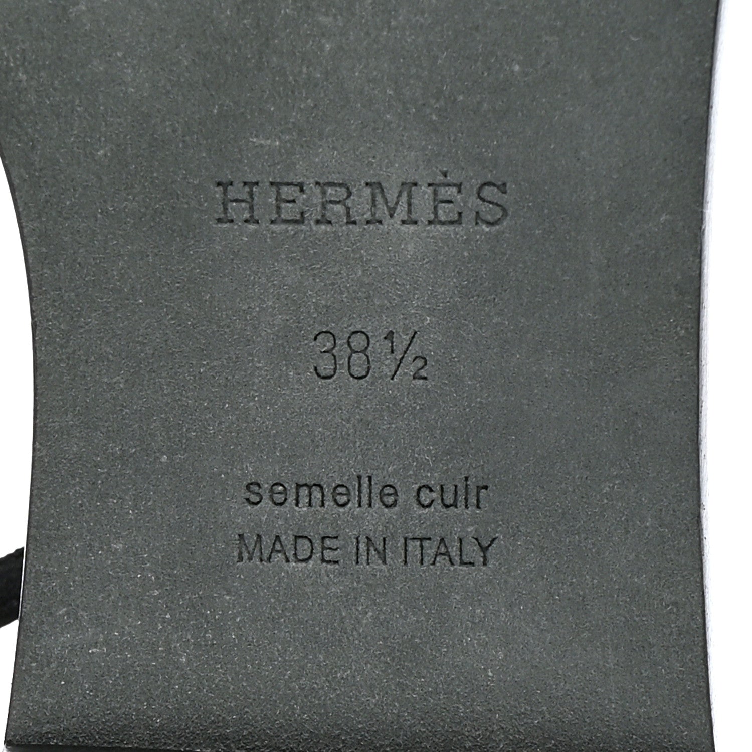 Hermes Suede Glitter Santorini Sandals 38.5 Black 7 of 10