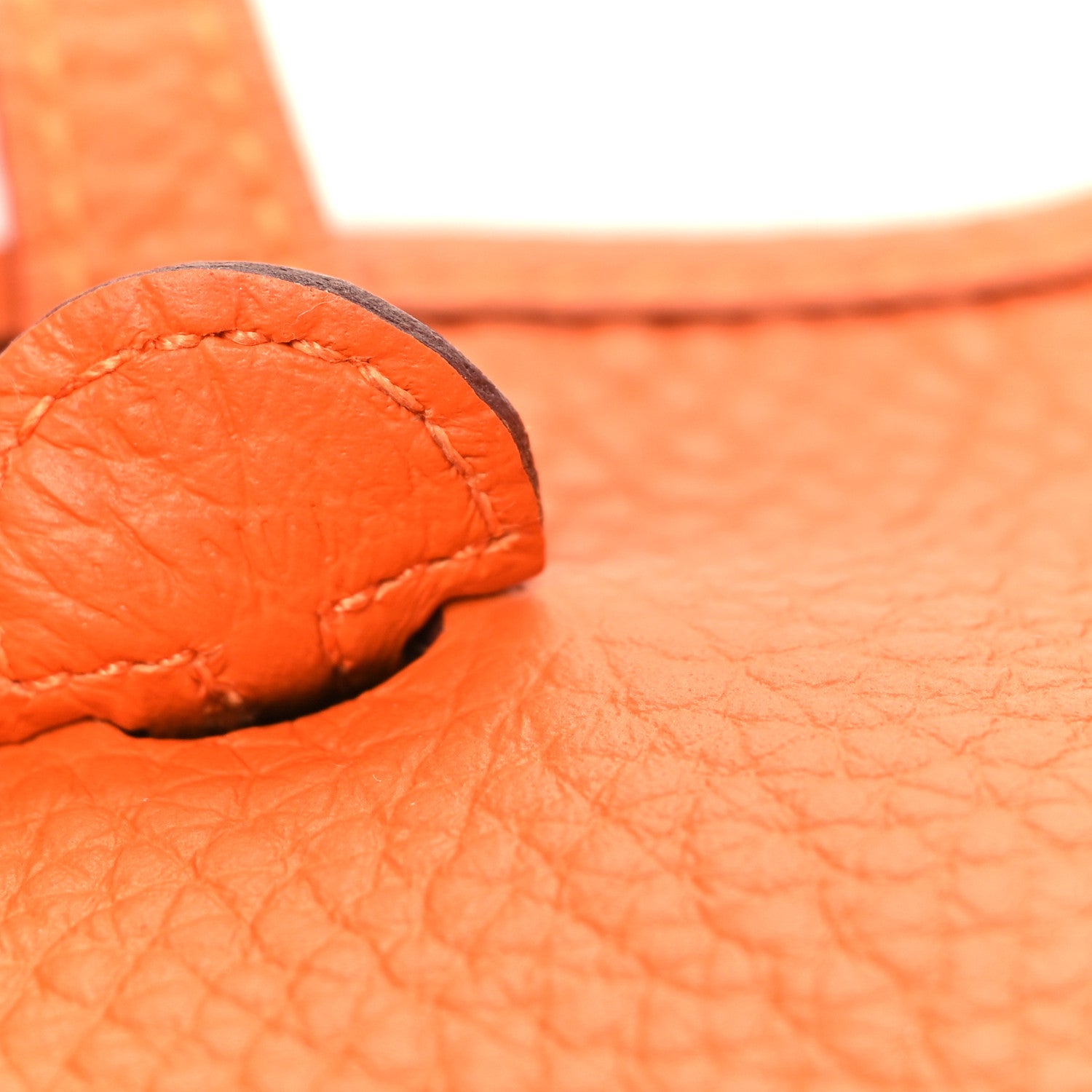 Hermes Taurillon Clemence Evelyne TPM Orange 7 of 11