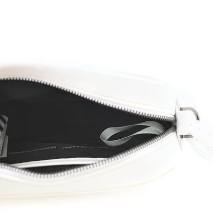 Off-White Saffiano Striped Diag Camera Bag Black White 7 of 10