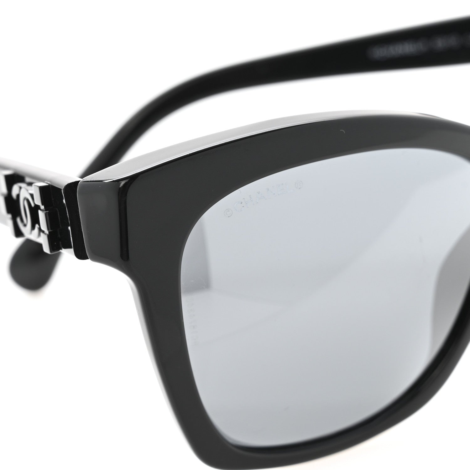 Chanel Acetate CC Butterfly Signature Sunglasses 5313 Black 7 of 9