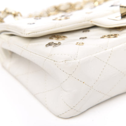 Chanel Calfskin CC Punk 2.55 Reissue 224 Flap White 10 of 14