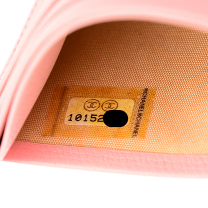 Chanel Grained Calfskin CC Button Card Holder Pink 6 of 6
