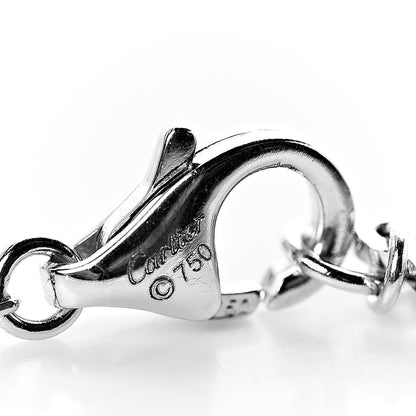 Cartier 18K White Gold Diamond SM D'Amour Bracelet 5 of 5