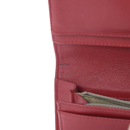 Chanel Caviar Timeless CC Yen Wallet Red 18 of 19