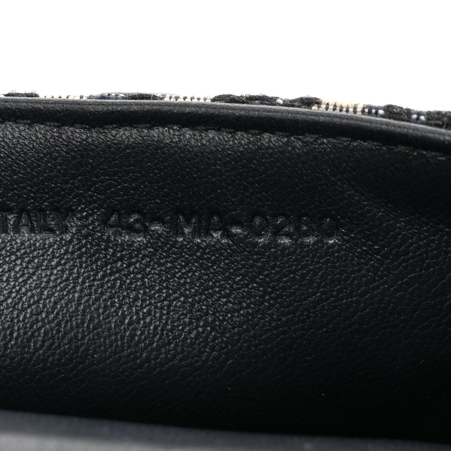 Christian Dior Oblique Nano Saddle Chain Pouch Blue 8 of 12