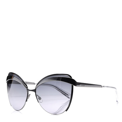 Christian Dior Ruthenium Dior Eyes 1 Sunglasses Black Gray 1 of 9