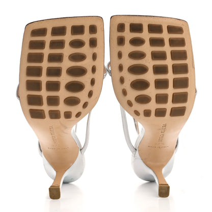 Bottega Veneta Laser Nappa Stretch Multi Strap 90mm Sandals 37.5 Moon Drop 6 of 9