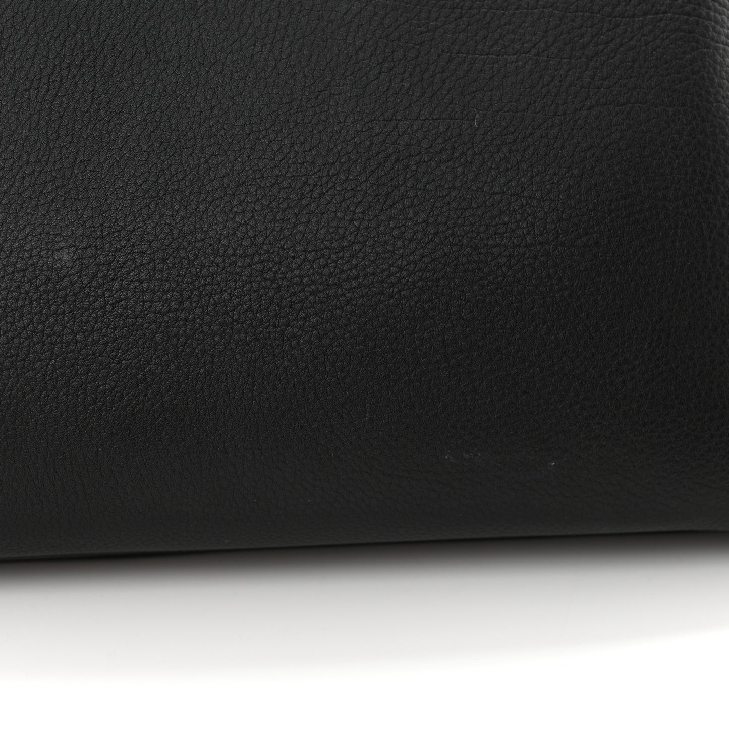 Grained Calfskin Small Everyday Shoulder Bag Black
