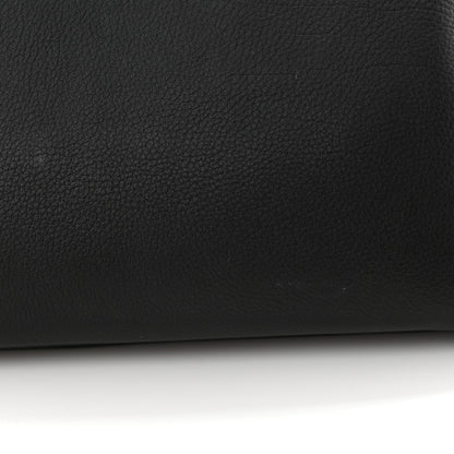 The Row Grained Calfskin Small Everyday Shoulder Bag Black 10 of 10