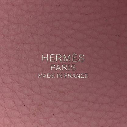 Hermes Taurillon Clemence Picotin Lock 18 PM Rose Sakura 6 of 10