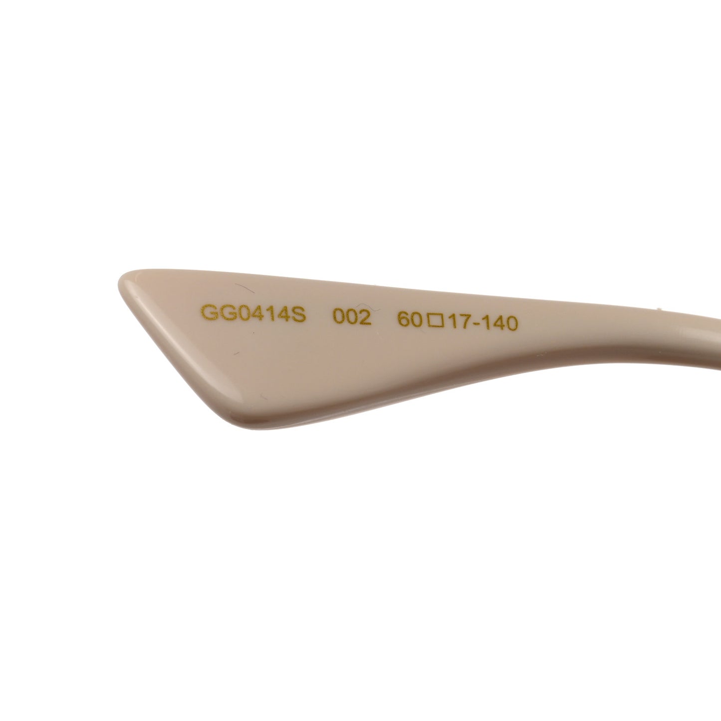 Metal Rectangular Guccify Frame Sunglasses GG0414S Gold