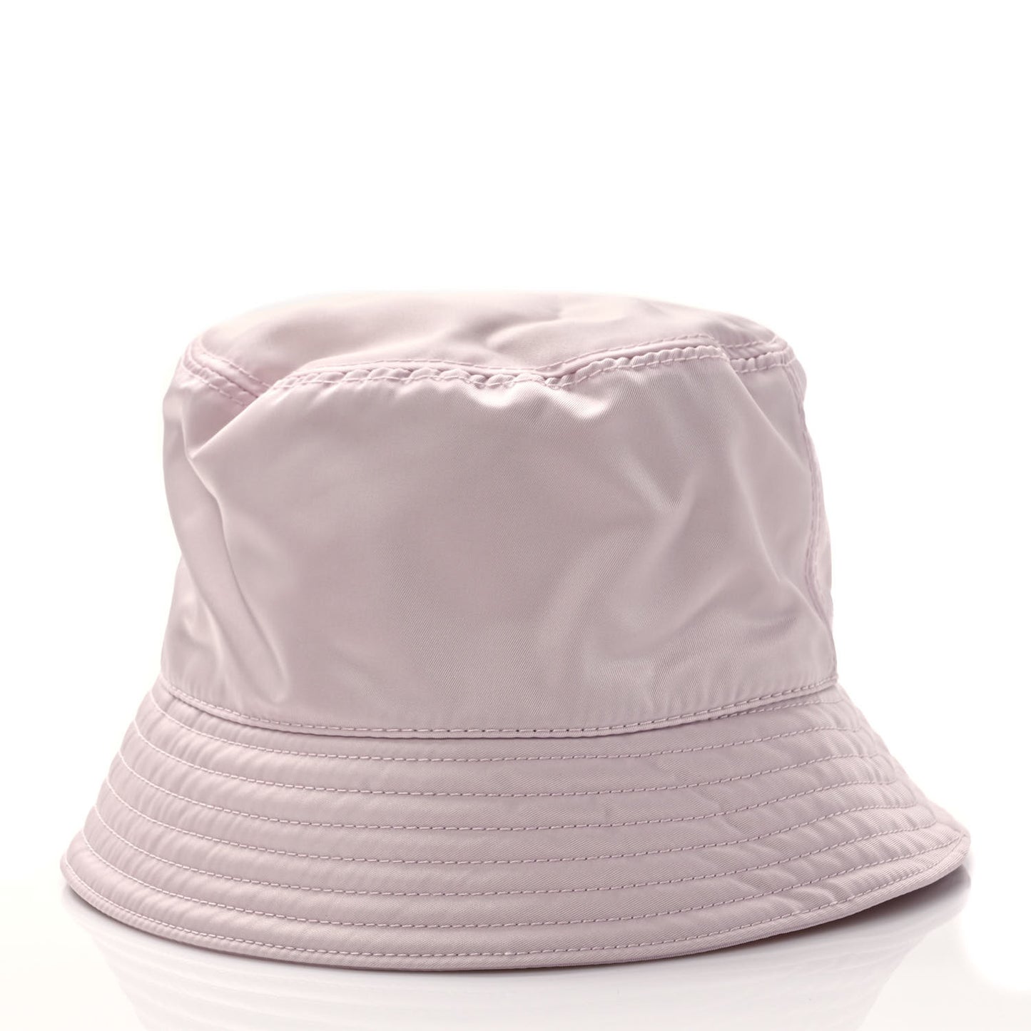 Re-Nylon Metal Triangle Logo Womens Bucket Hat S Alabastro