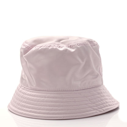 Prada Re-Nylon Metal Triangle Logo Womens Bucket Hat S Alabastro 4 of 6