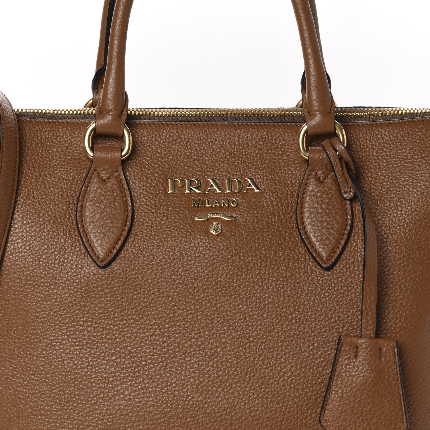 Prada Vitello Phenix Tote Cannella 10 of 10