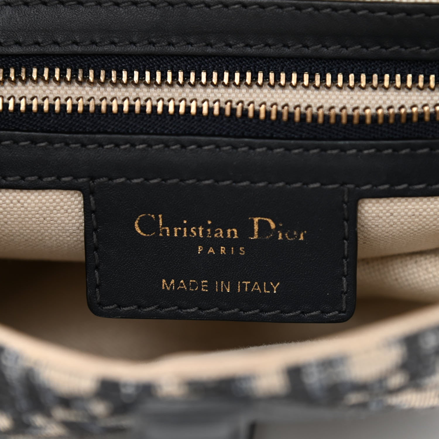 Christian Dior Oblique Saddle Bag Blue 6 of 8