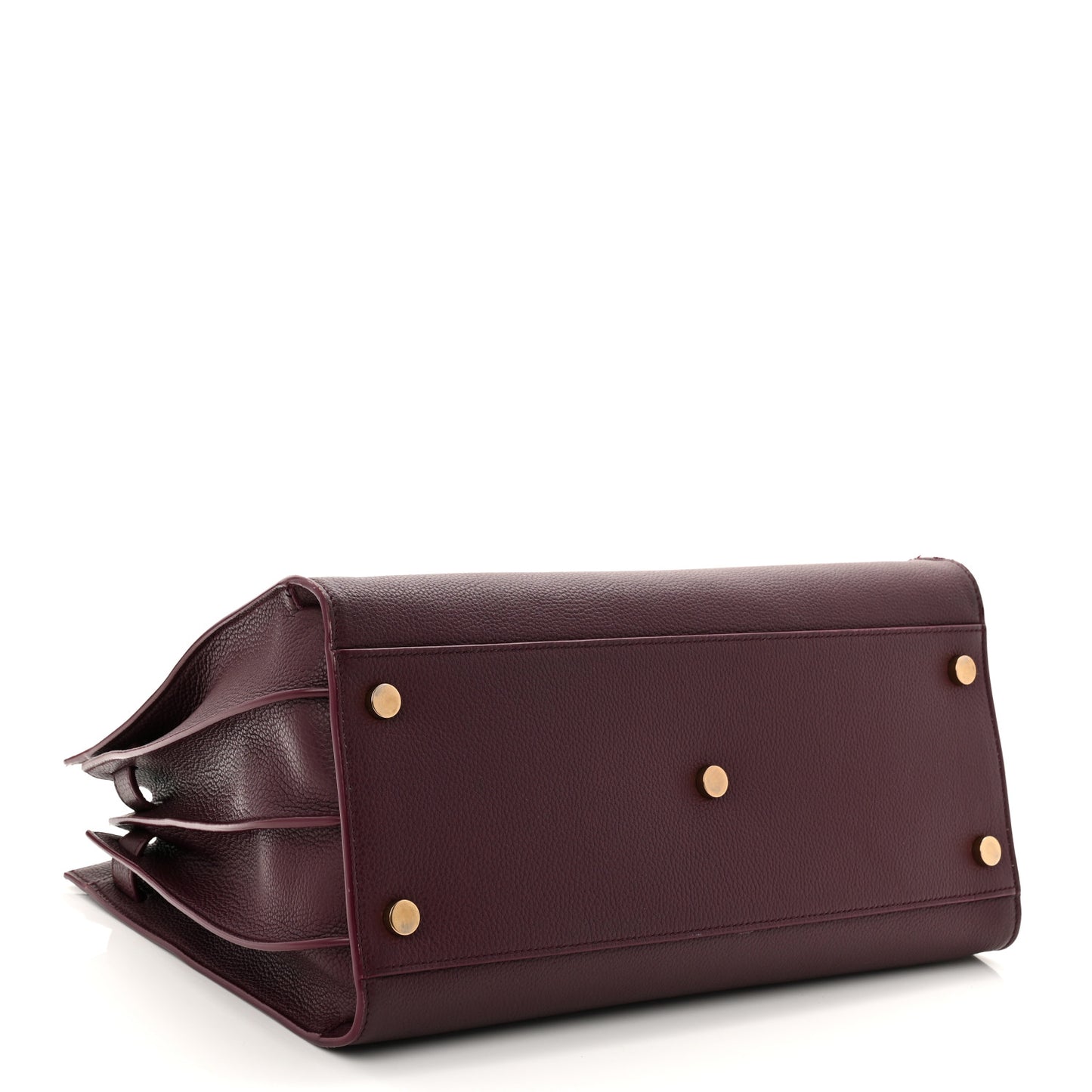Grained Calfskin Small Supple Sac De Jour Rouge Cabernet
