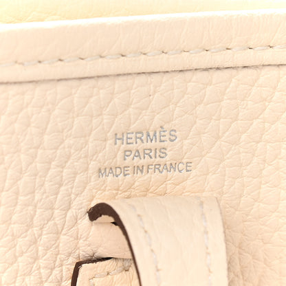 Hermes Taurillon Clemence Flipperball Sangle Evelyne TPM Nata Black Vert Bosphore 6 of 12
