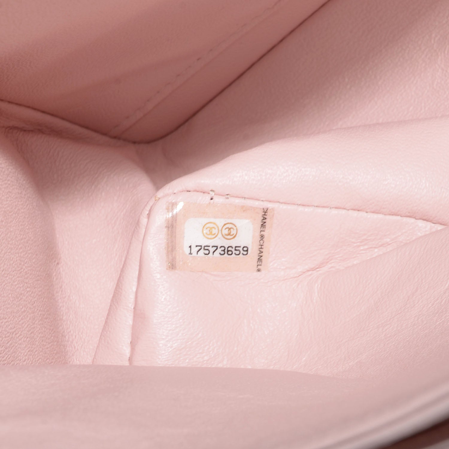 Chanel Lambskin Quilted Jumbo Double Flap Light Pink 9 of 9