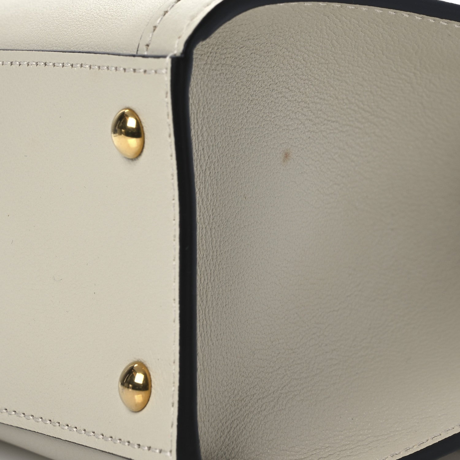 Gucci Wonka Grain Calfskin Mini Diana Tote Bag Mystic White Orange Fluo 12 of 13