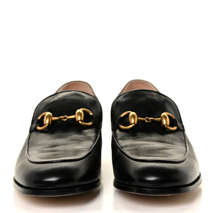 Gucci Goatskin Crystal Womens Horsebit Loafers 36.5 Black 2 of 8