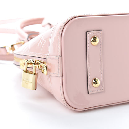 Louis Vuitton Vernis Alma BB Rose Ballerine 9 of 13