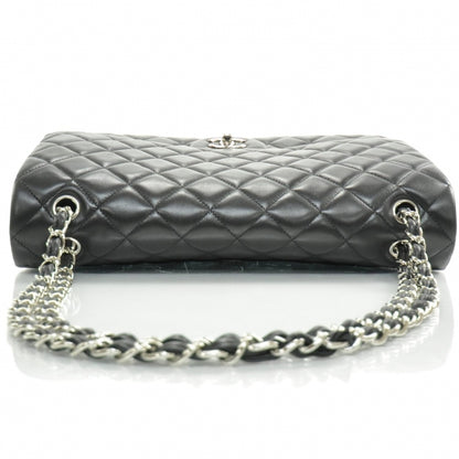 Chanel Lambskin Maxi Single Flap Black SHW 5 of 11
