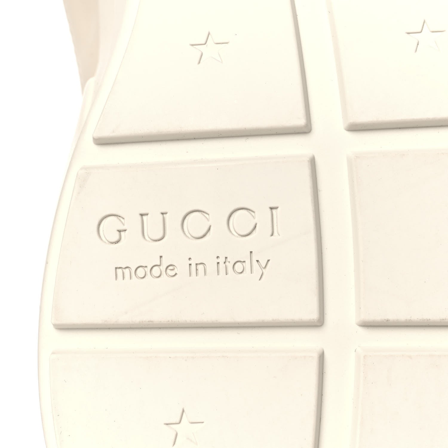 Gucci Calfskin Logo Mens Rhyton Sneakers 6 Ivory 6 of 8