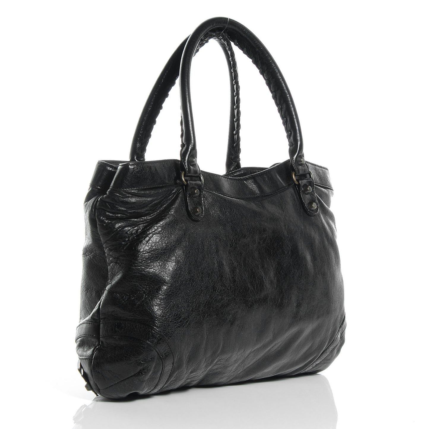 Chevre Classic Hardware Purse Black