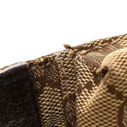 Gucci GG Monogram Web Double Pocket Belt Bag Dark Brown 13 of 13