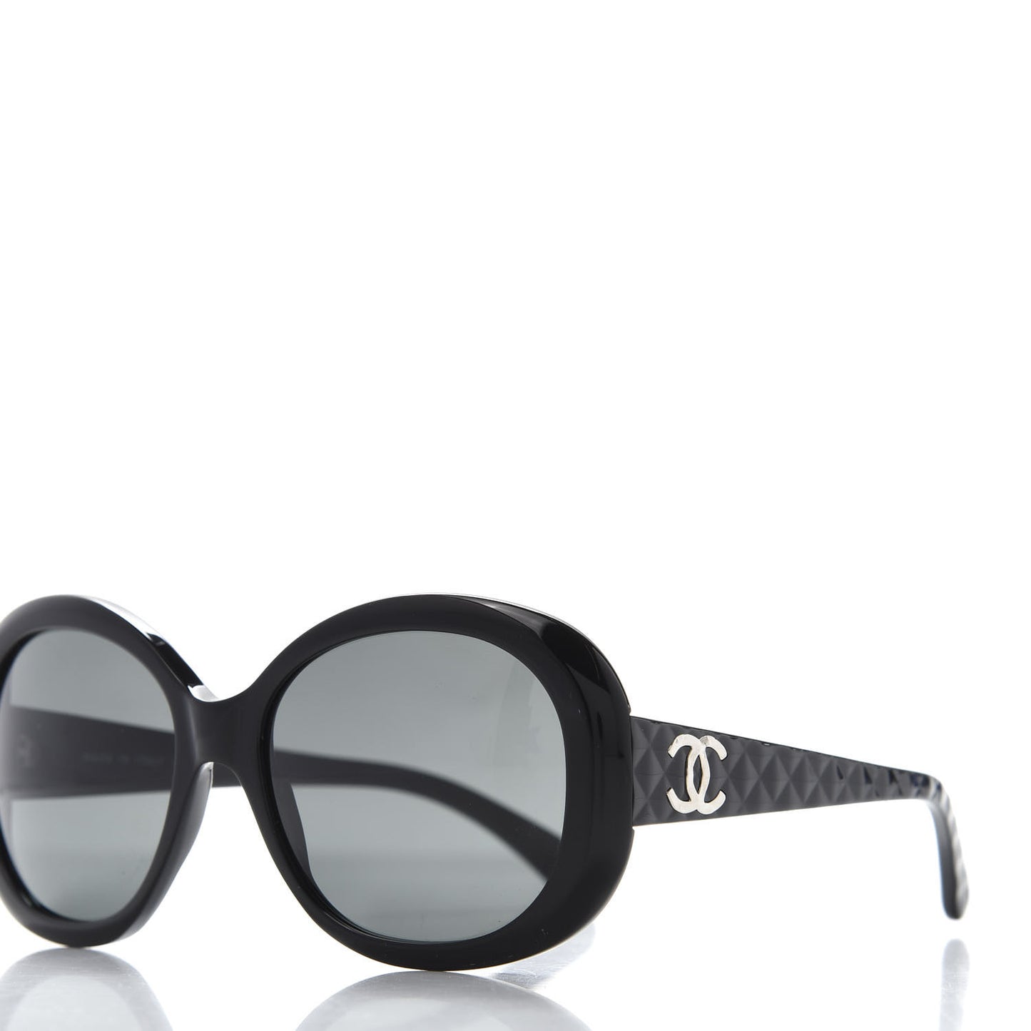 Acetate Quilted CC Sunglasses 5188 Black