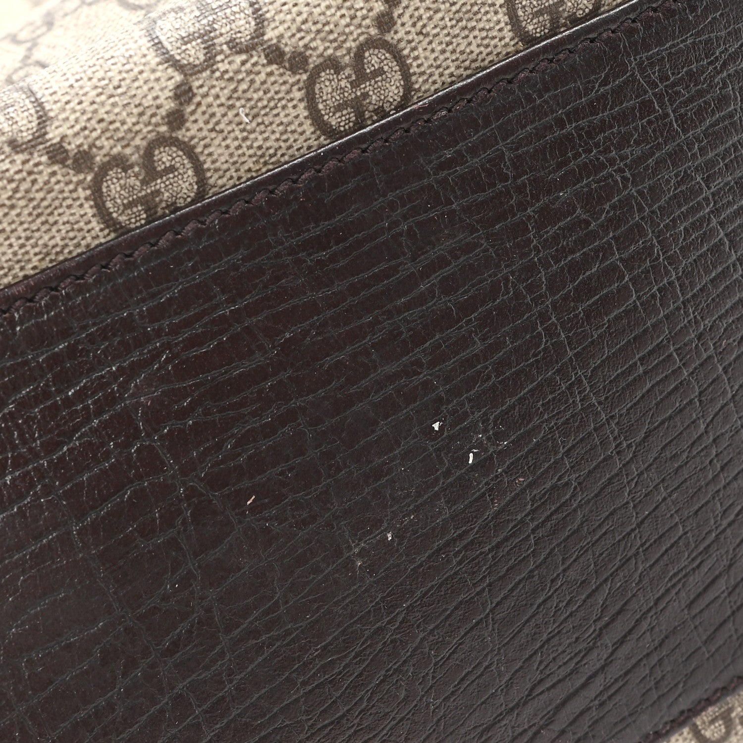 Gucci GG Plus Monogram Small Vertical Tote Dark Brown 12 of 12