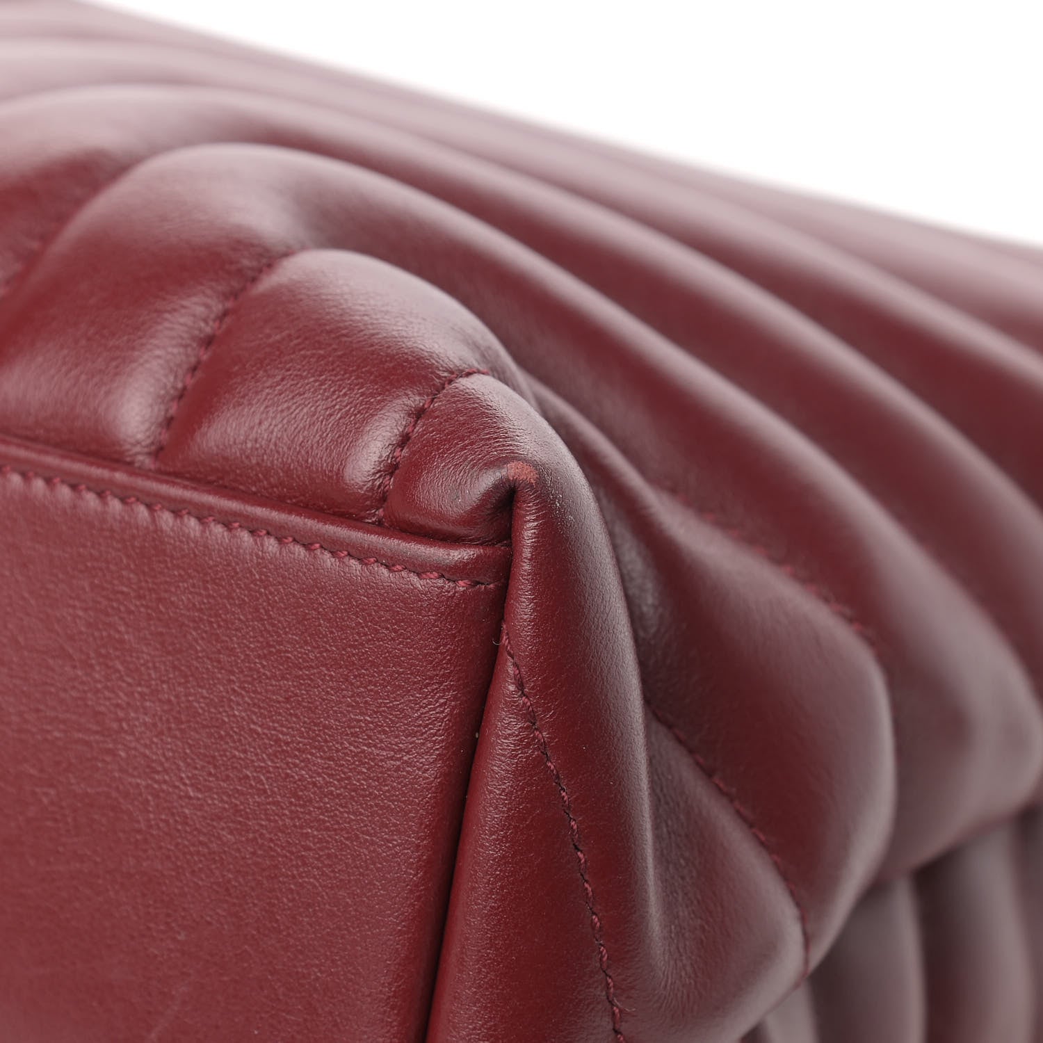 Saint Laurent Calfskin Y Quilted Monogram Medium Loulou Chain Satchel Palissandre 11 of 13
