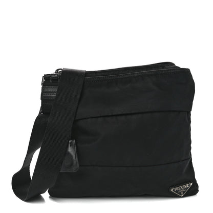 Prada Tessuto Nylon Vela Messenger Bag Black 1 of 11