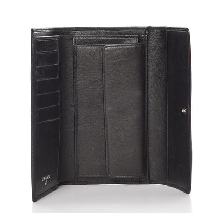 Chanel Calfskin CC Flap Wallet Black 5 of 8